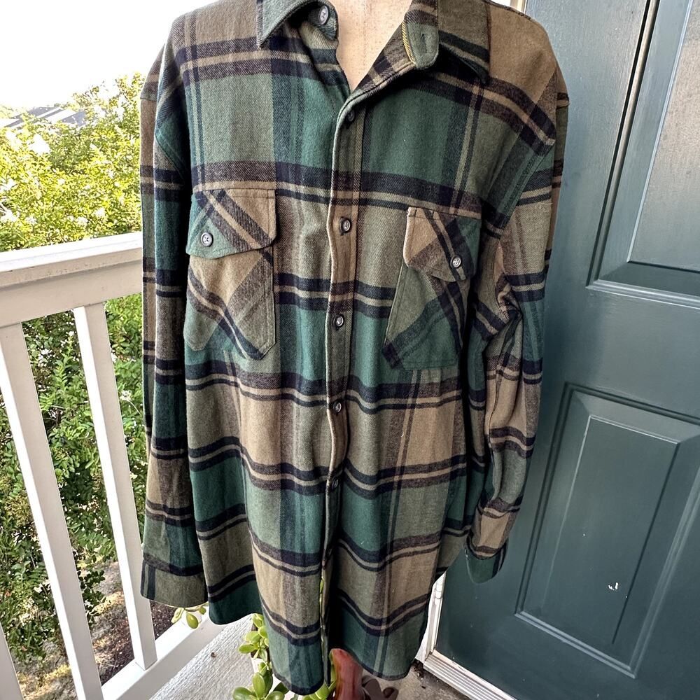 Anchorage Expedition Men's Plaid Flannel Shirt XL Soft Quality Fall Autumn - Picture 3 of 5